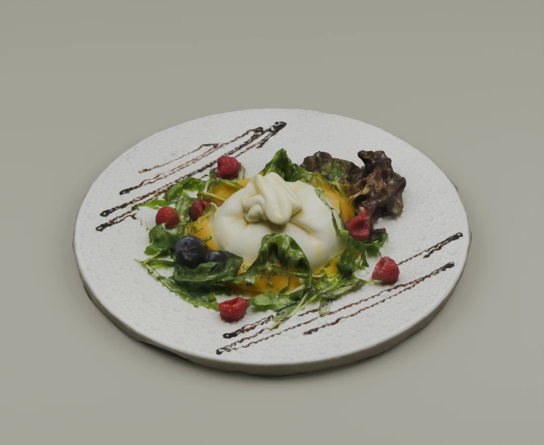 Salatning haqiqiy 3D skanidan olingan rasm